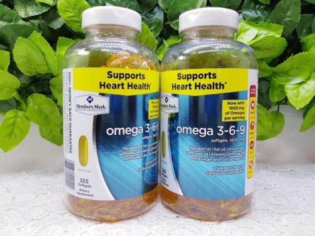 Viên uống dầu cá Member's Mark Suppots Heart Health