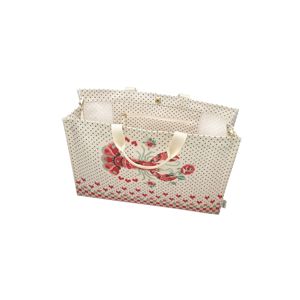 Cath Kidston - Túi đeo chéo/Strappy Carryall - Lobster Strappy Carryall - Cream -1049053