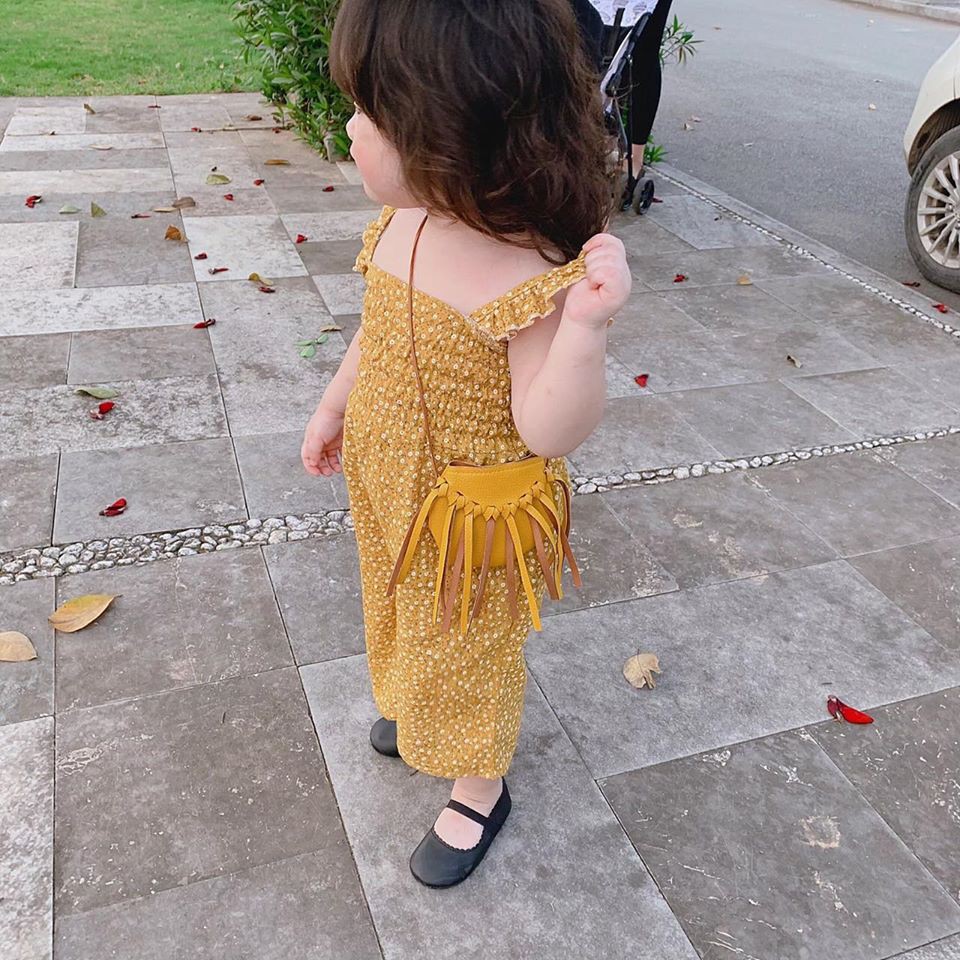 Jumsuit 2 dây bé gái Hàng thiết kế (có video chi tiết sp)