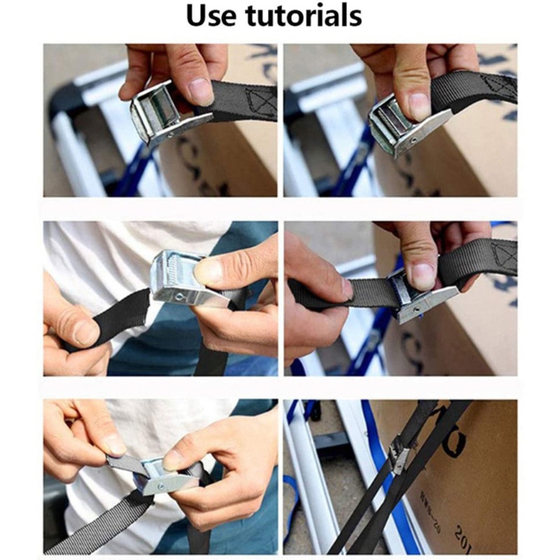 Set 10 Dây Đai Buộc Hành Lý Bằng Kim Loại Có Thể Tái Sử Dụng