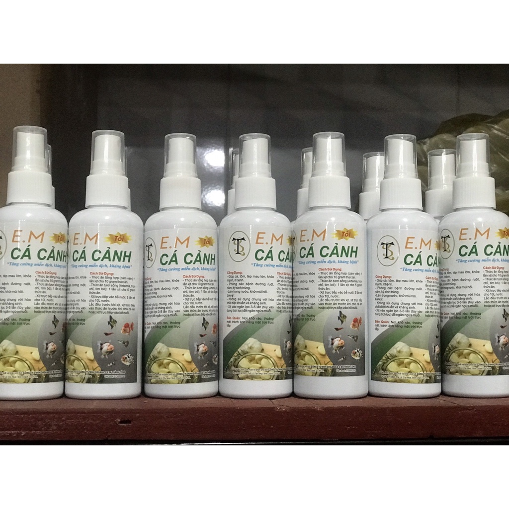 Vi Sinh Microbi Organics E.M Tỏi - Phòng Vệ và Tăng Cường Đề Kháng cho Cá