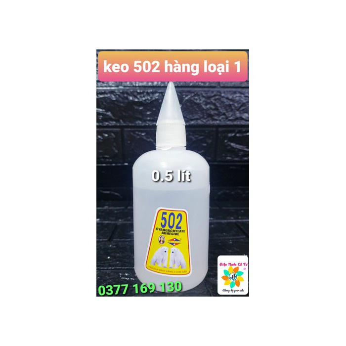 Keo 502 Siêu Dính Mọi Chất Liệu Gỗ, Tre, Vải, Nhựa, Kính, Sắt, Keo Con Voi, An Toàn Dễ Sử Dụng