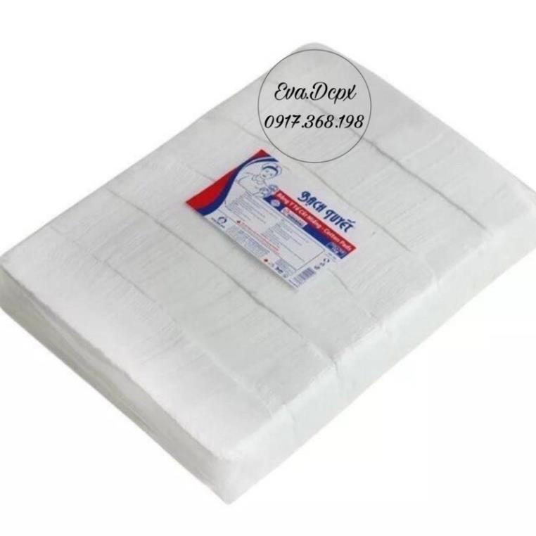 Bông Bạch Tuyết Y Tế Cắt Miếng 500g Dùng Tẩy Trang -Lau Mực Trong Phun Xăm