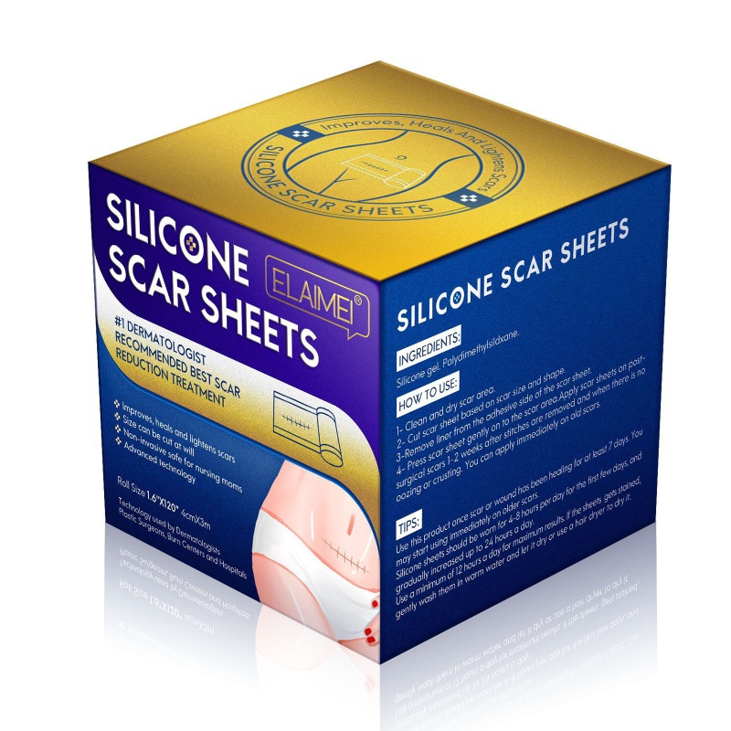 Cuộn Băng Keo Silicon 1 6in x 120in Loại Bỏ Sẹo Có Thể Tái Sử Dụng