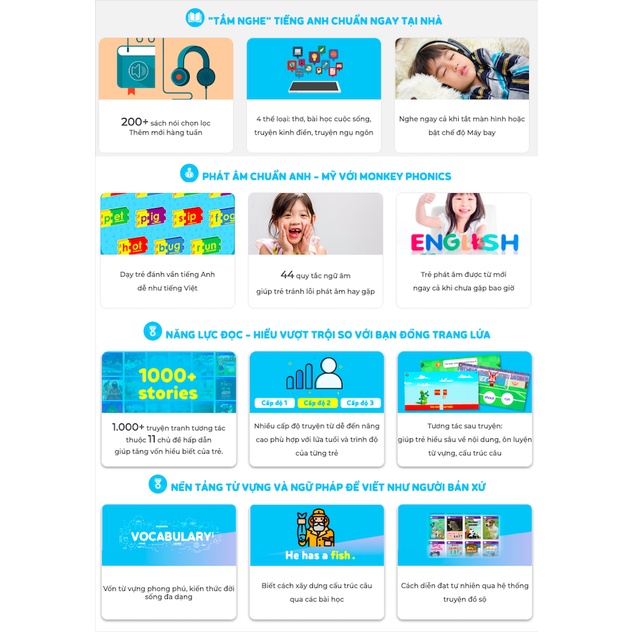 Monkey Stories Toàn quốc -Voucher Mã học phần mềm tiếng Anh