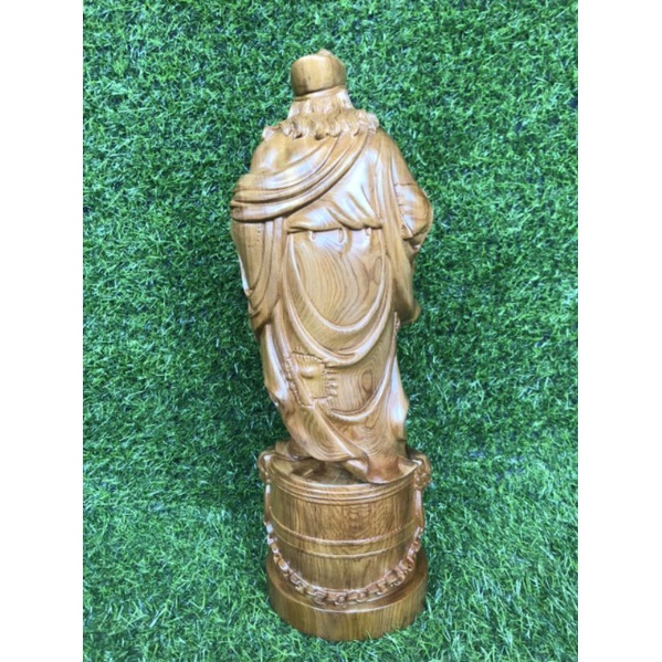 Tượng tế công gỗ bách thơm cao 30cm