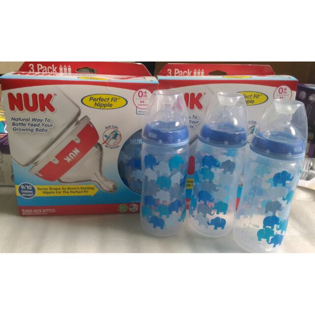 Bình sữa nuk cổ rộng 300ml