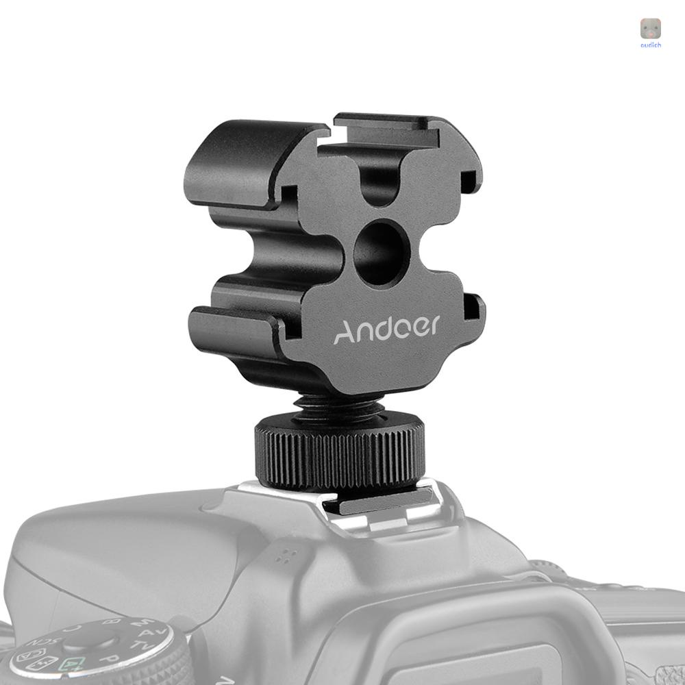 ANDOER Ngàm gắn mở rộng bằng hợp kim nhôm cho giá đỡ ba chân DSLR ILDC