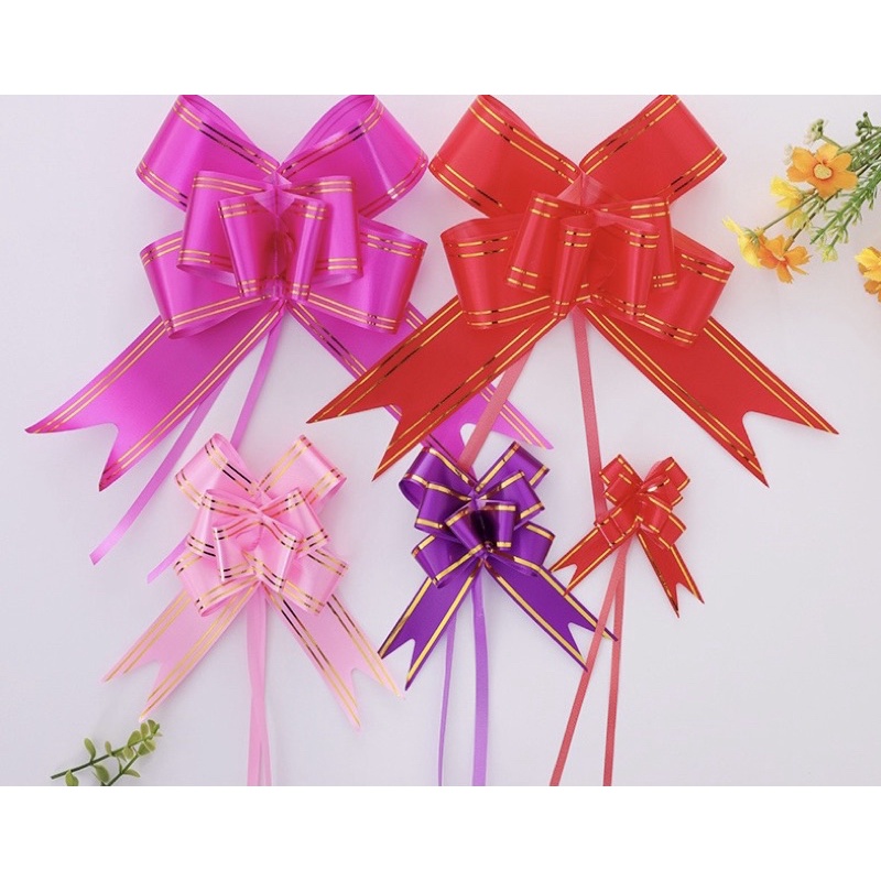 Set 5 Nơ Rút Gói Quà Size 18MM/55MM