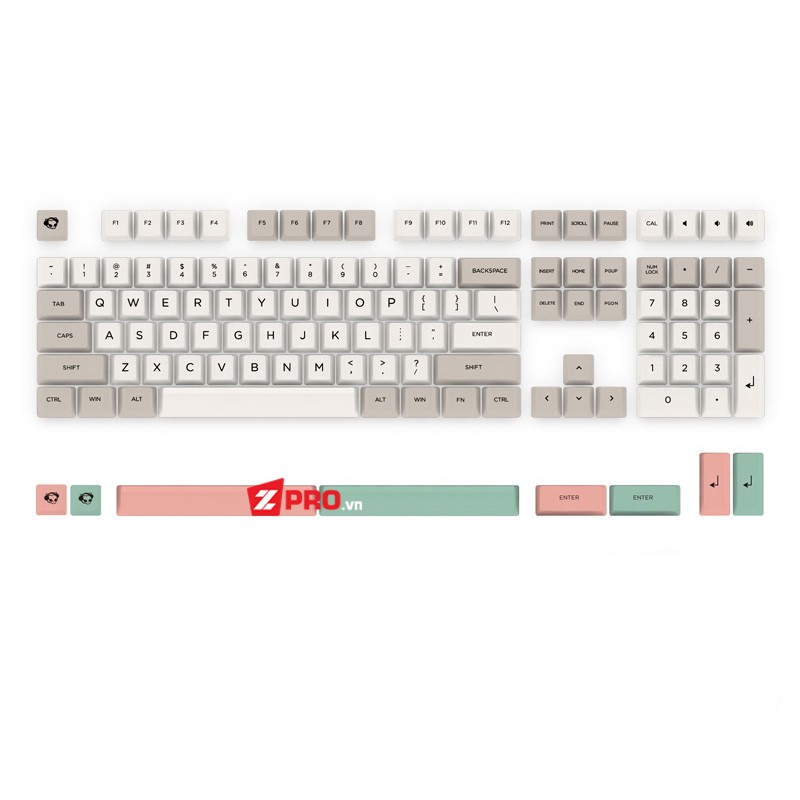 Bộ Keycap AKKO 9009 Retro 116 phím