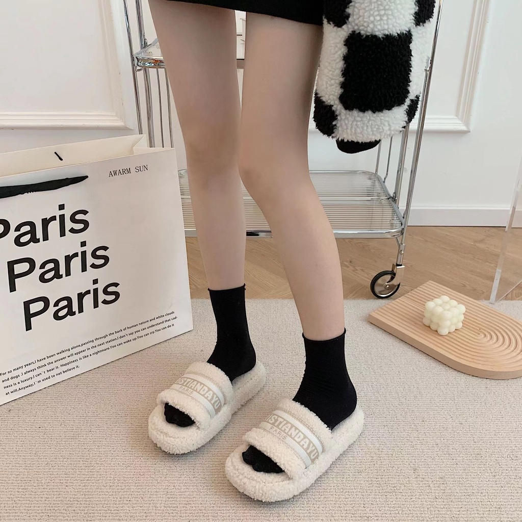 Dép Lông Xù Xinh Xắn Thời Trang 2022 Cho Nữ