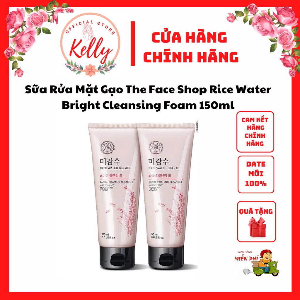 Sữa Rửa Mặt Gạo The Face Shop Rice Water Bright Cleansing Foam 150ml