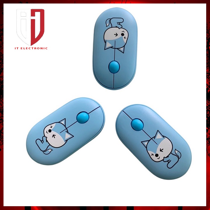 Chuột máy tính không dây ROBOT M230 gaming chính hãng chuột laptop pc Silent họa tiết dễ thương