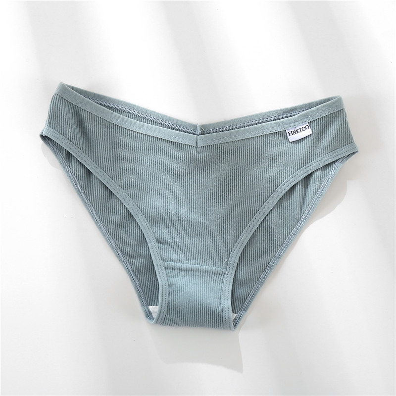 Quần lót FINETOO N178 vải cotton lưng thấp mềm mại quyến rũ size M-XL mới cho nữ