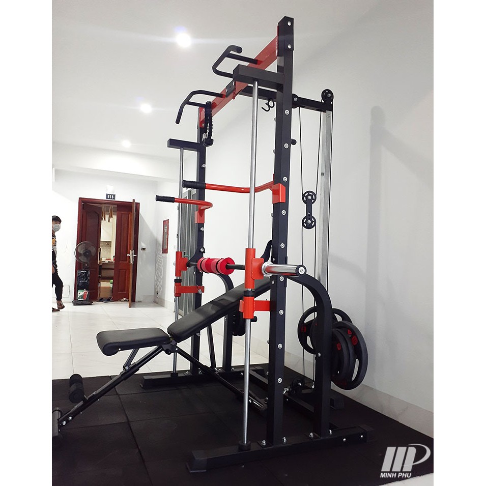 [HOT] Giàn tạ đa năng JL-K8  Máy tập GYM có Squat  Dụng cụ thể hình cho gia đình