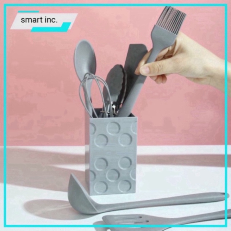 Cây Đánh Trứng Phới Trộn Bột Spatula Dụng Cụ Làm Bánh Làm Bếp Silicon 8 Món