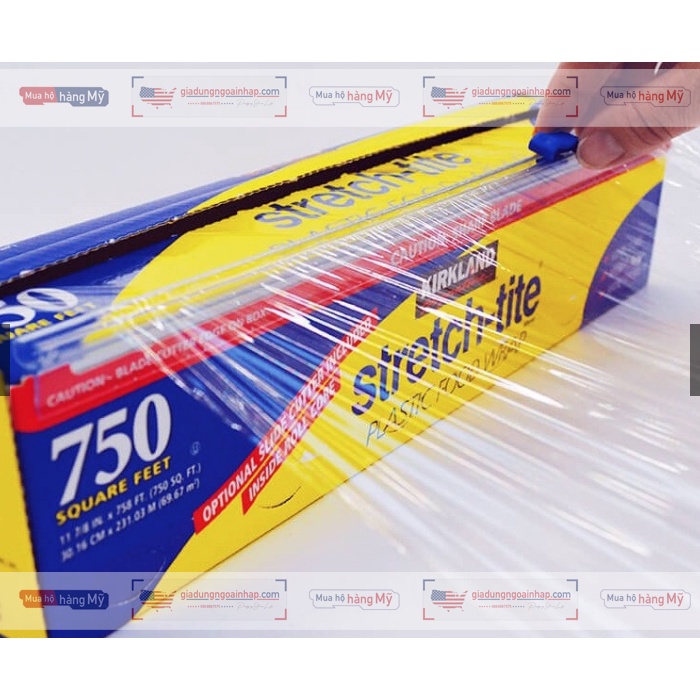 Màng bọc thực phẩm Kirkland Signature Stretch Tite 750ft