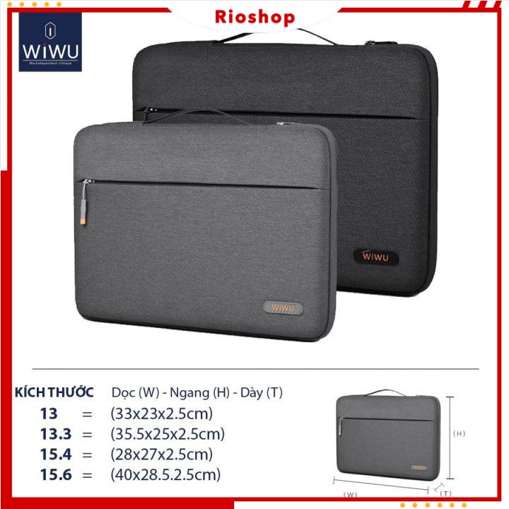 Túi Chống Sốc WiWu Pilot Sleeve Tay Xách for Macbook Laptop - T97