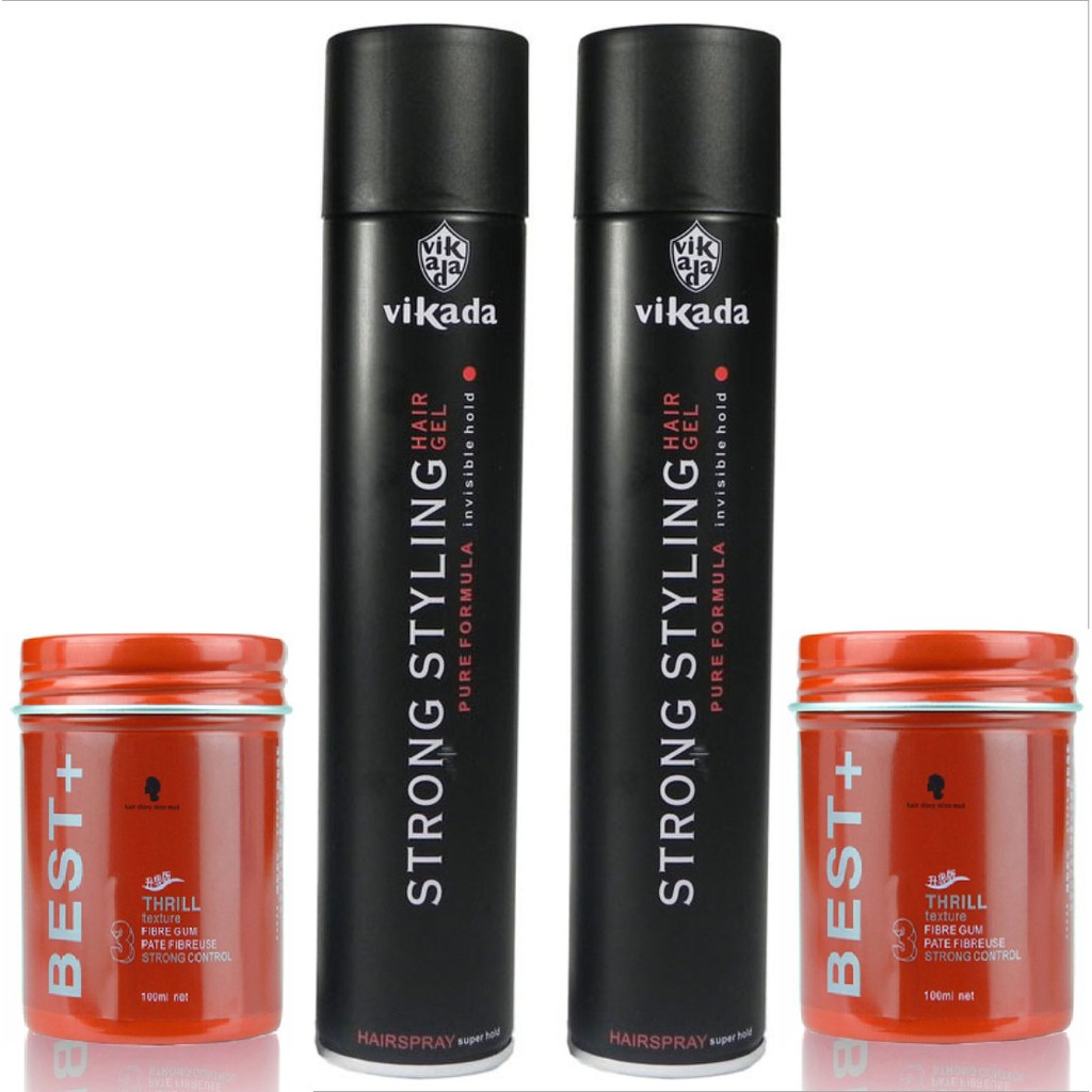Combo Sáp vuốt tóc Best+ và Gôm Vikada