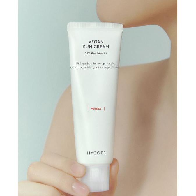 Kem Chống Nắng Dưỡng Ẩm Dịu Nhẹ Thuần Chay HYGGEE Vegan Sun Cream 50ml SPF50+/PA++++