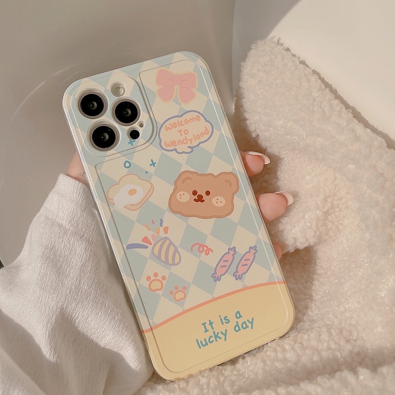 (SIÊU RẺ) Ốp lưng Iphone Gấu Cute 6/6plus/6s/6splus/7/7plus/8/8plus/x/xr/xs/11/12/13/pro/max/plus/promax