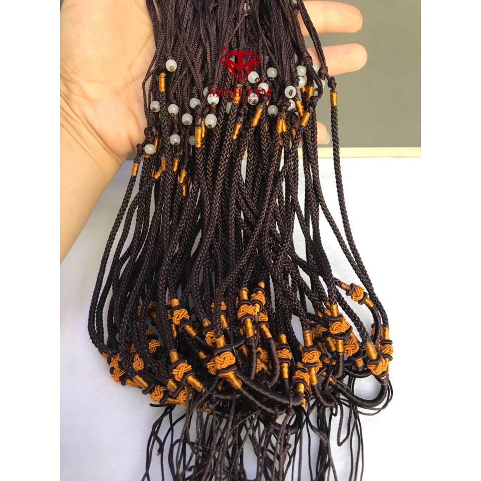 Dây dù đeo cổ mặt dây chuyền hình Phật, dây dù đeo kết hợp mặt dây phật bản mệnh-Minh Tâm Jewelry