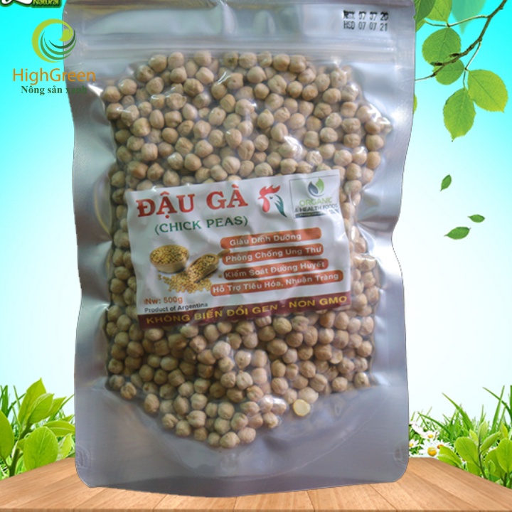 Đậu gà hữu cơ không biến đổi gen 1Kg