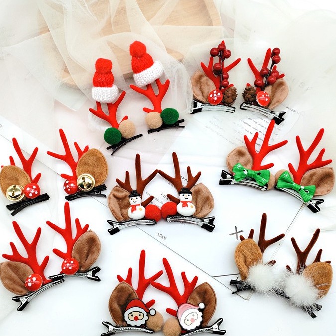 Kẹp Tóc Hình Sừng Hươu Dễ Thương Cho Bé Gái