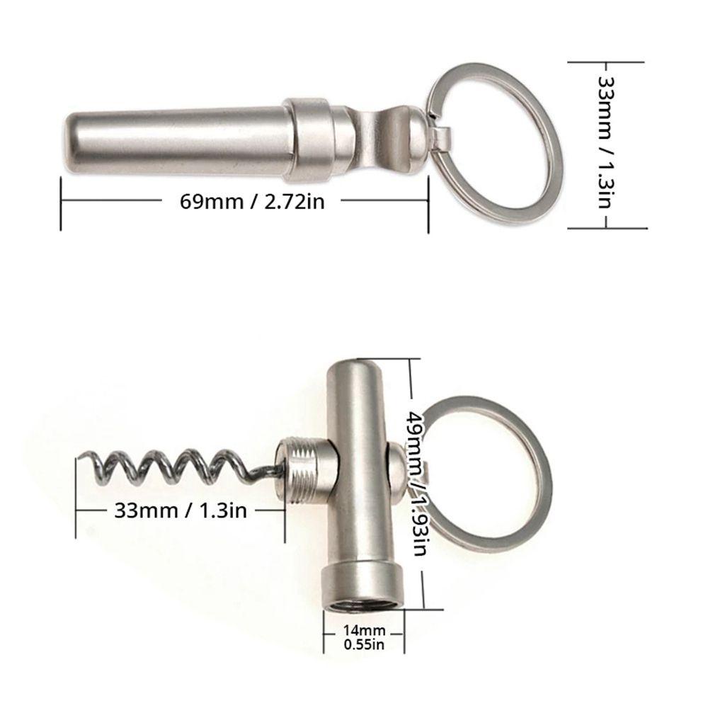 Dụng Cụ Mở Nắp Chai Mini 3 Trong 1 Đa Năng Cho Nhà Bếp / Quán Bar