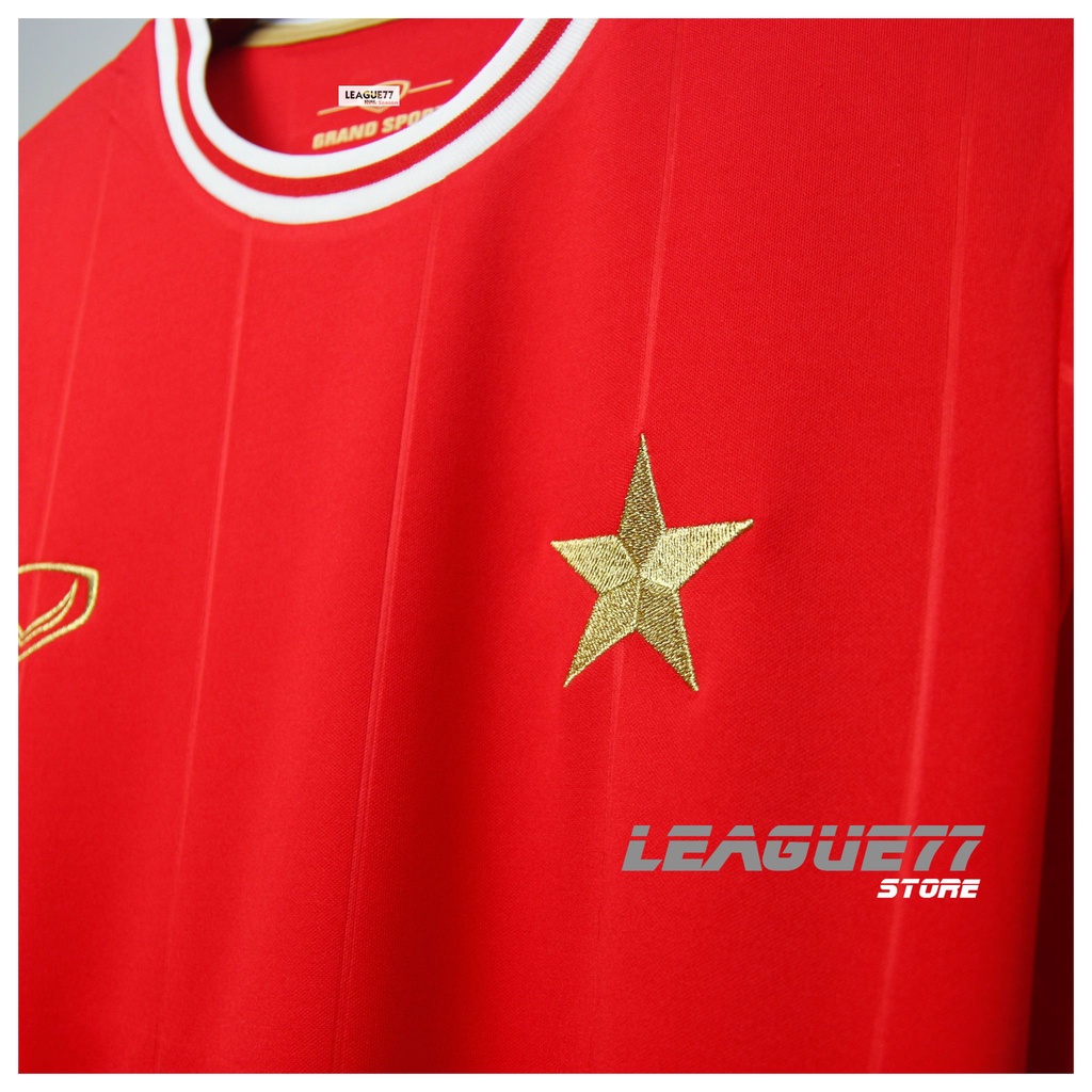 Bộ quần áo đá bóng LEAGUESTORE Đội tuyển Việt Nam - bộ thể thao  màu đỏ bản dành cho fans vải dệt mịn thoáng mát form âu