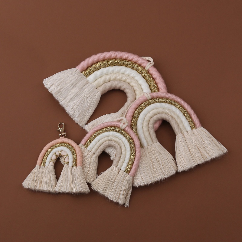 Phụ Kiện Cầu Vồng Treo Tường Trang Trí Phong Cách Boho