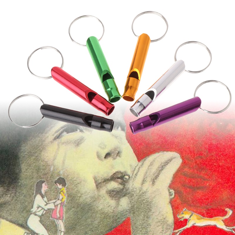 Còi huấn luyện thú cưng làm từ hợp kim màu ngẫu nhiên tiện lợi