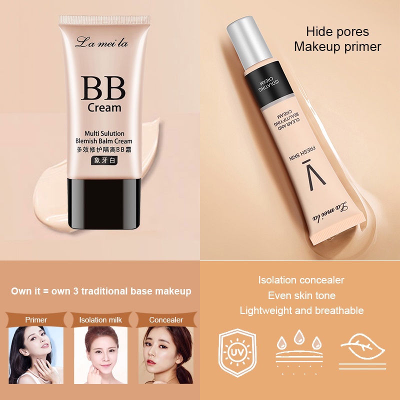 LAMEILA bộ trang điểm 17 sản phẩm Son môi+Mascara+kẻ mắt+Bàn chải trang điểm+Chất lỏng concealer+Lông mi clip+Lông mày dao+Nhãn bóng đĩa