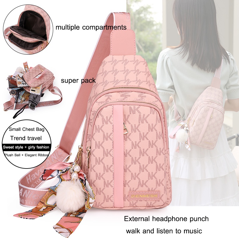 Túi đeo chéo 1 bên vai cỡ nhỏ phong cách dễ thương cho nữ