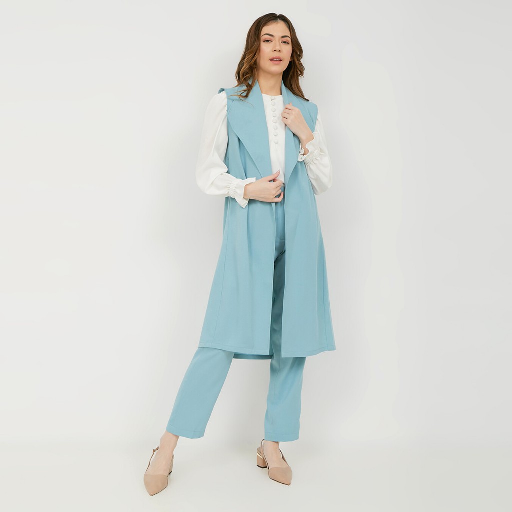 Quần Dài Nữ Ống Bút Chì Màu Xanh Nhạt Thời Trang | BigBuy360 - bigbuy360.vn