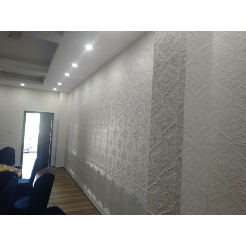 Xốp dán trường TÂN CỔ 7. khổ lớn 70X70CM CÓ KEO SẴN