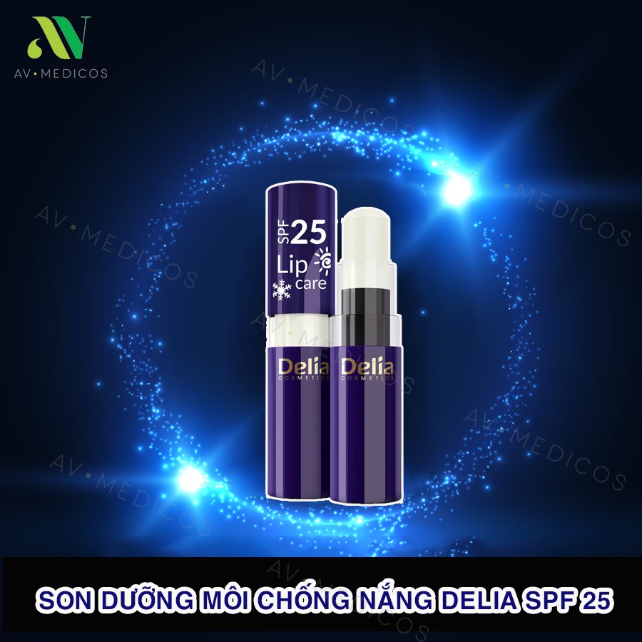 Son dưỡng môi DELIA - Dưỡng môi chống nắng SPF 25+ làm mịn dưỡng ẩm môi cao cấp | BigBuy360 - bigbuy360.vn