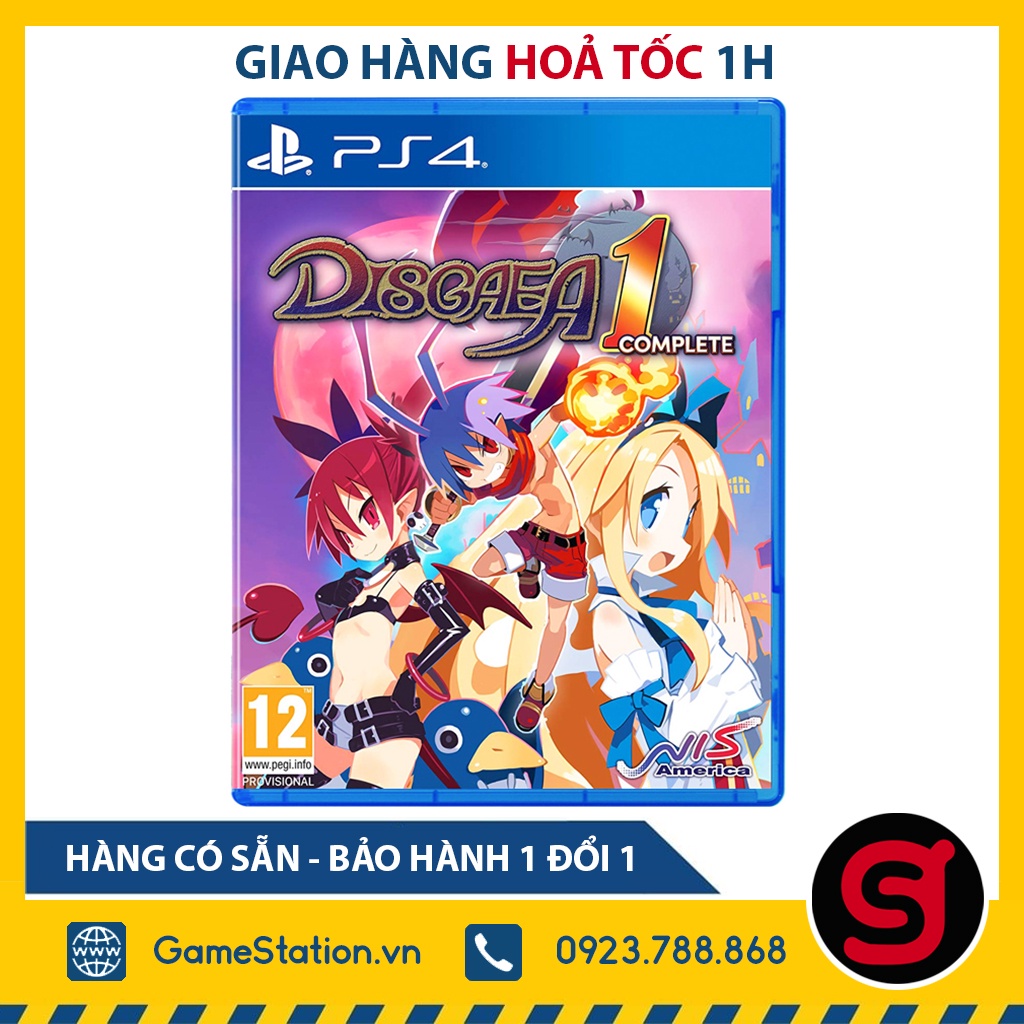 Đĩa Game PS4: Disgaea 1 Complete