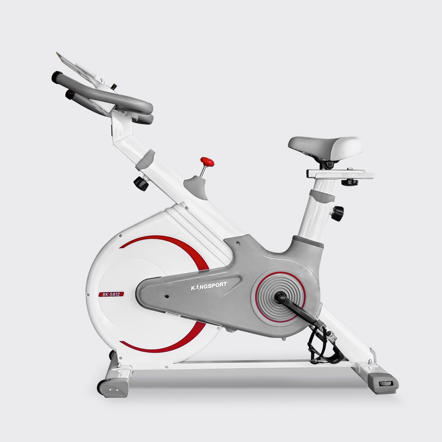 Xe đạp tập thể dục tại nhà Kingsport BK-5812 tải trọng tối đa 120kg, tích hợp đồng hồ thông minh đo các thông số khi tập