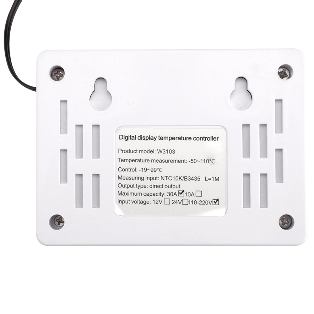 Bộ điều khiển nhiệt độ kỹ thuật số DIYMORE w3103 công suất cao 30a 12v / 24v / 220v