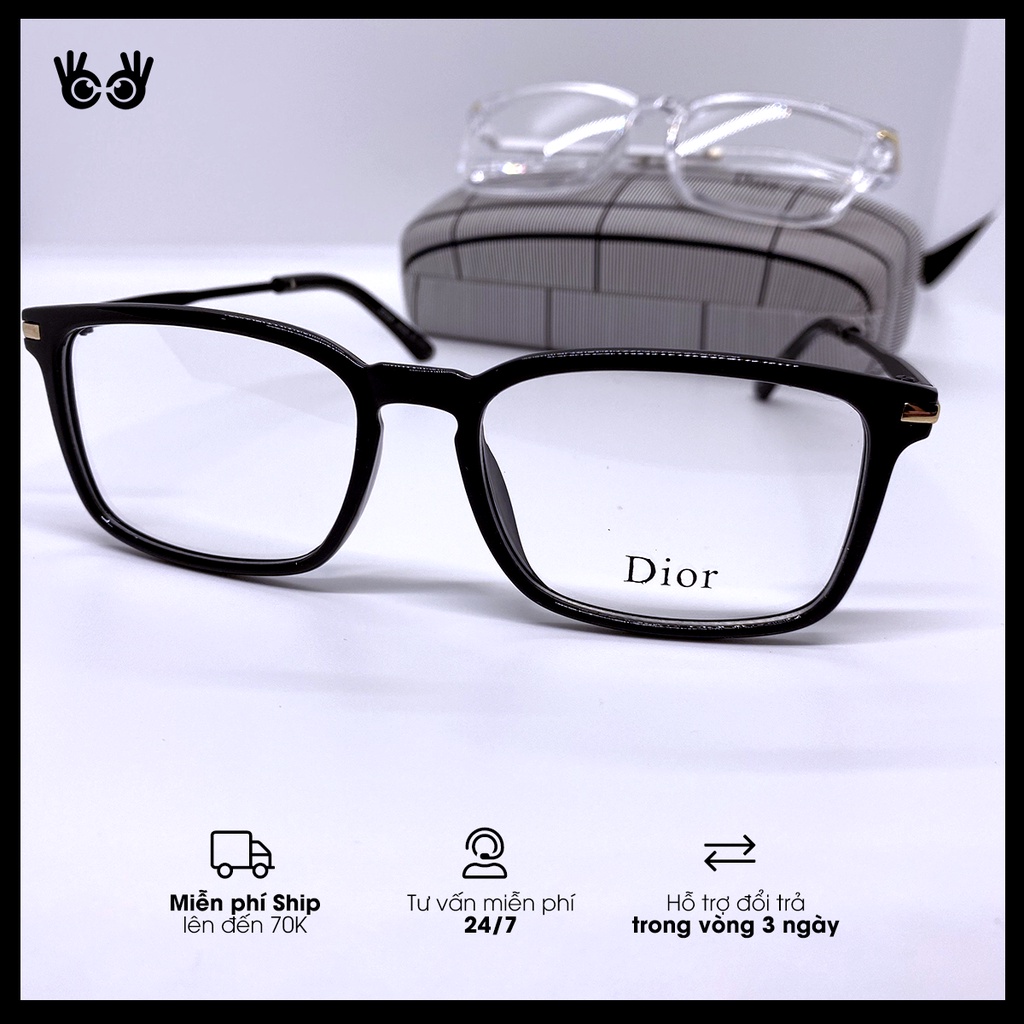 Gọng kính DIOR nam nữ phiên bản cao cấp, vuông cá tính GKC008