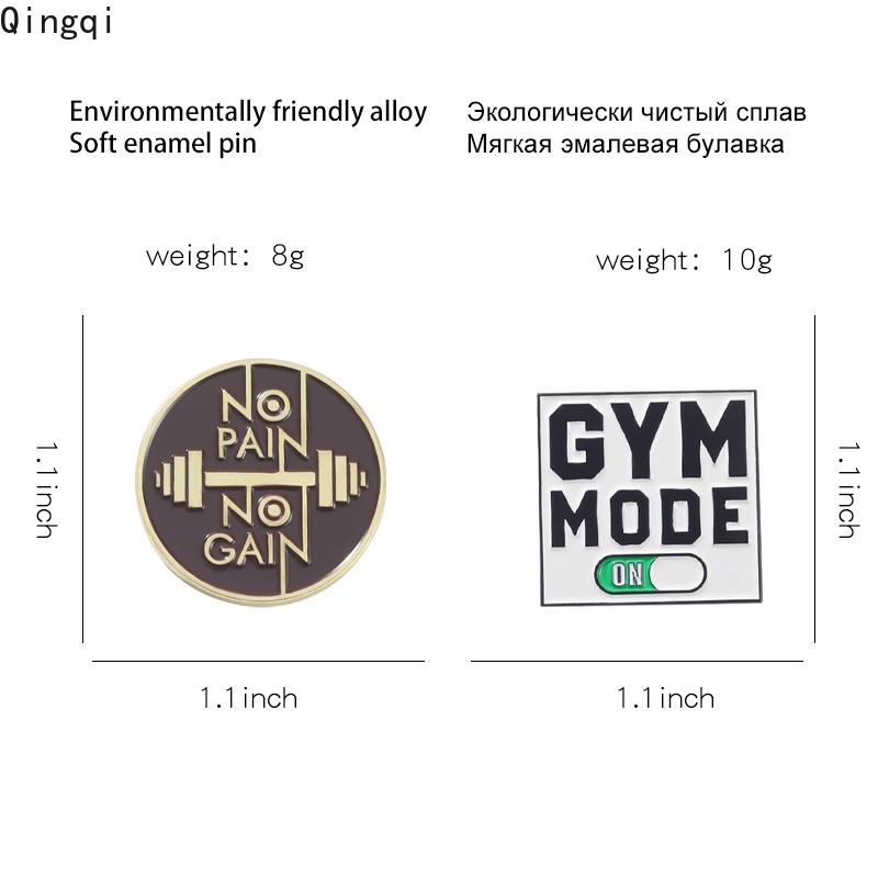 Ghim cài áo Miss Zoe khắc chữ sáng tạo thời trang