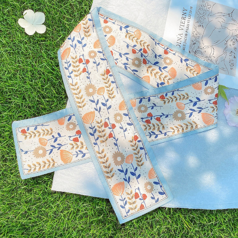 Khăn Quàng Cổ / Khăn Quàng Cổ / Khăn Quàng Cổ Đính Hoa Lấp Lánh Thời Trang Scgift SC001 6 Kiểu