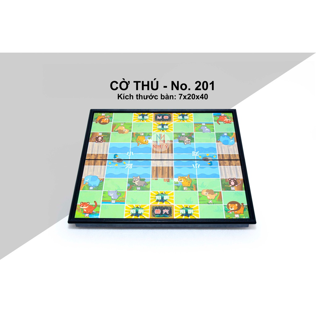 CỜ THÚ - Bàn Nhựa có hít nam châm tặng CỜ TƯỚNG BẢN MINI