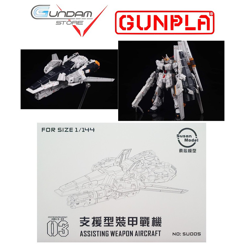 Mô Hình Lắp Ráp HWS Expansion Pack Susan Model 1/144 RG RX-93 Nu Gundam Đồ Chơi Anime [ TẶNG BASE ]
