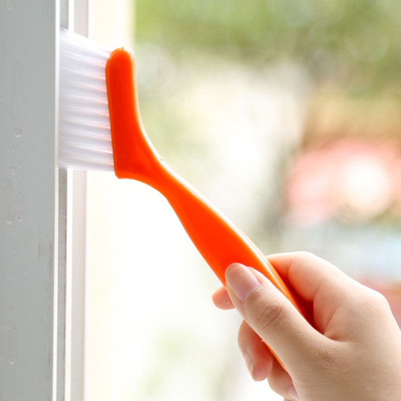 Cọ Vệ Sinh Rãnh Cửa Sổ / Bàn Phím Máy Tính 2 Trong 1 Đa Năng Tiện Dụng