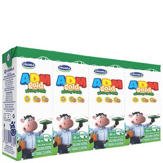 Thùng Sữa tiệt trùng Vinamilk ADM Gold đủ vị hộp 110ml (Date 6.2021)