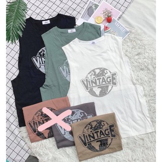 🌈Áo tanktop Vintage  (Có sẵn/ảnh thật)