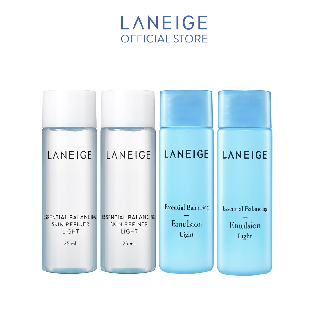 [HB GIFT] Bộ quà tặng cân bằng dưỡng ẩm LANEIGE Essential