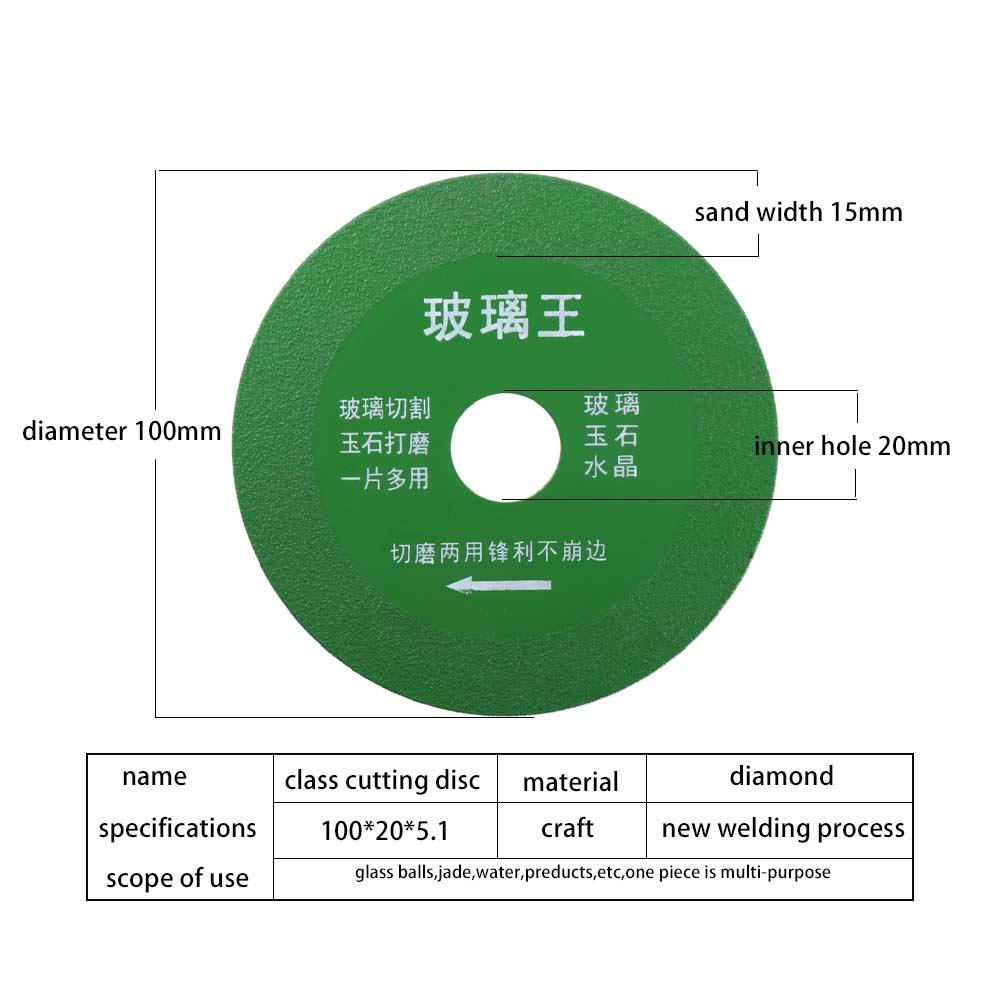 Lưỡi Cưa Đĩa Cắt Kính Tiếng Ồn Thấp An Toàn Chống Ăn Mòn